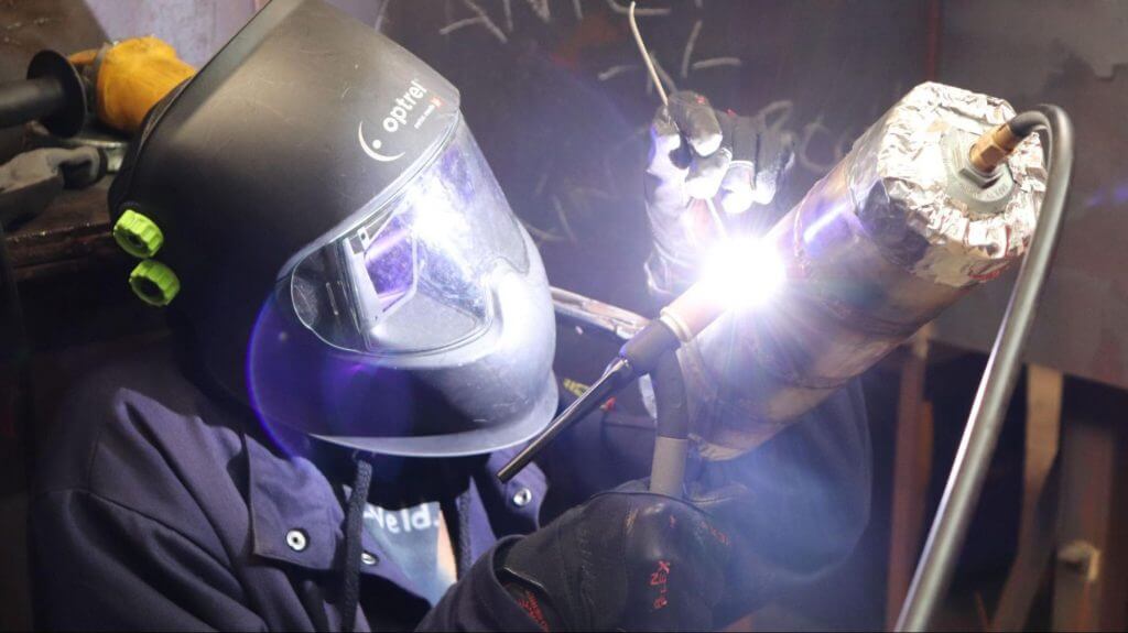 gas metal arc welding in welding training