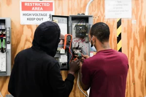 Students are trained in multiple high-paying trade programs in Philadelphia.