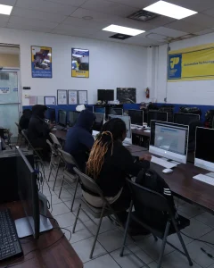 Students in the manufacturing and automation training program 