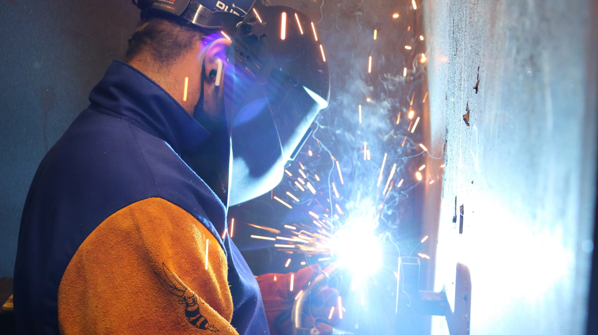 welding sparks