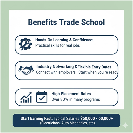 pros of trade school