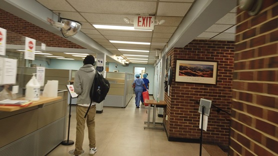 Trades training hallway Philadelphia