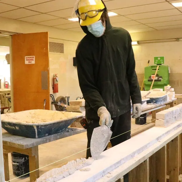 A technician at construction site 
