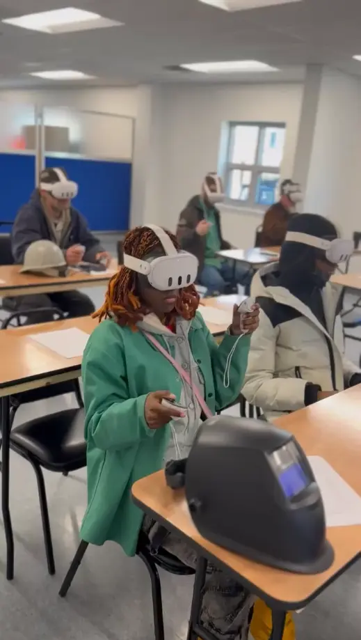 Student Performing a Practical Skill Test 